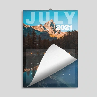 A Size - Short Edge - Wall Calendar